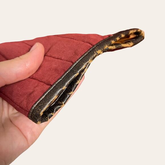 Vintage Weatherproof Red Quilted Single Breasted Insulated Coat Size M - Picture 5 of 10